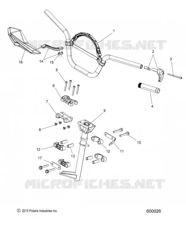 STEERING, FIXATION GUIDON