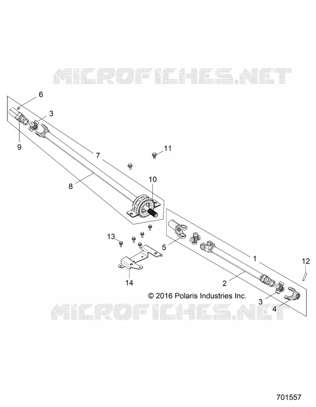 DRIVE TRAIN, ARBRE DE TRANSMISSION AVANT