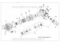 SYSTÈME DE TRANSMISSION, FRONT PONT INTERNALS