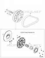SYSTEME DE TRANSMISSION, SECONDARY CLUTCH