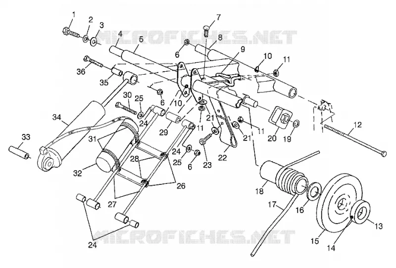 BRAS DE SUSPENSION ARRIERE