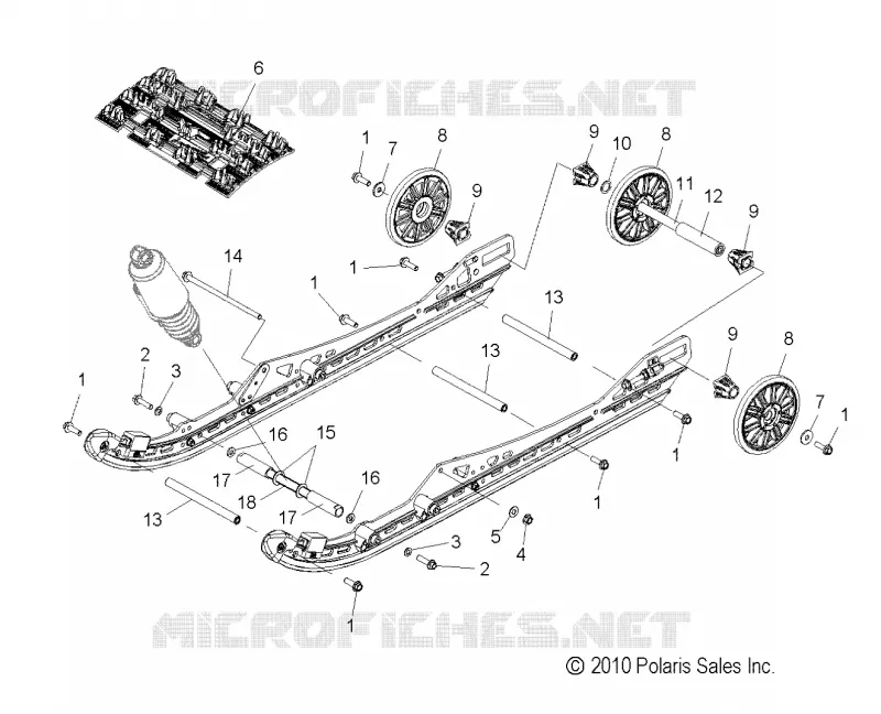 SUSPENSION ARRIERE AND TRACK