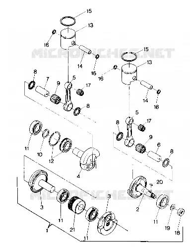 PISTON AND VILEBREQUIN 400 (4912701270037A)