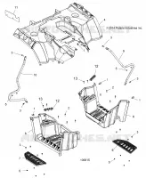 CARROSSERIE ARRIERE CAB AND FOOTWELL