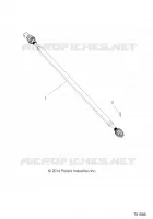 DRIVE TRAIN, FRONT ARBRE DE TRANSMISSION