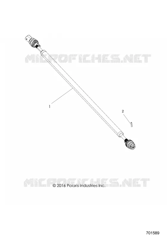 DRIVE TRAIN, FRONT ARBRE DE TRANSMISSION