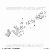 BRAKES, BRAKE ETRIER DE FREIN AVANT