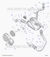 SYSTÃˆME DE TRANSMISSION, CLUTCH COVER AND DUCTING