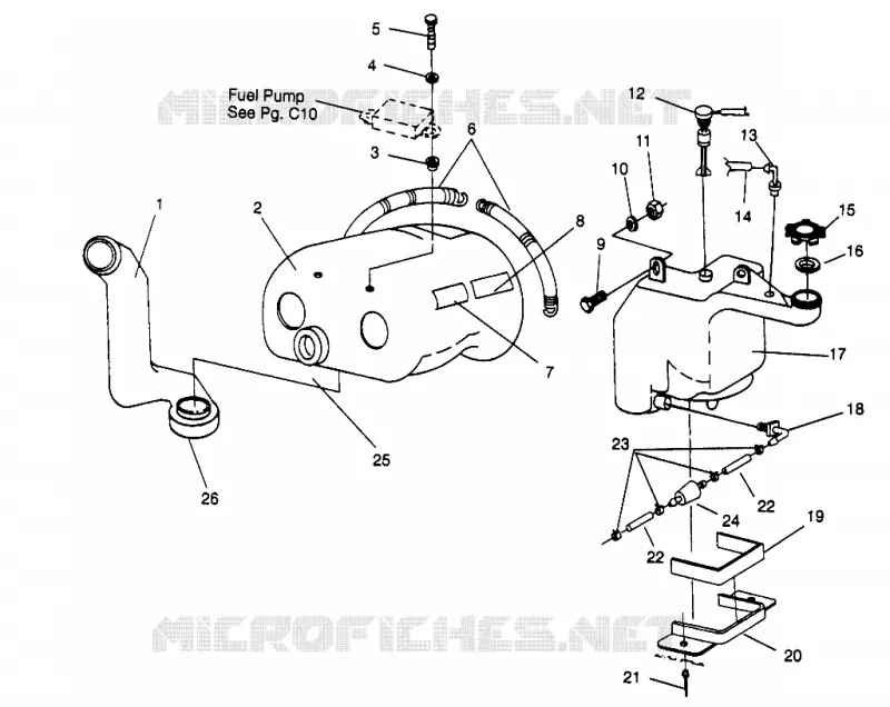 RESERVOIR D'HUILE / BOITE A AIR LITE 0963433, EURO LITE E963433 AND LITE DELUXE 0963431 (4931663166C002)