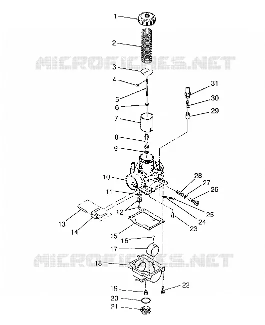 CARBURATEUR 6X6 400L, SWEDISH S948740 AND  NORWEGIAN N948740 (4926812681052A)