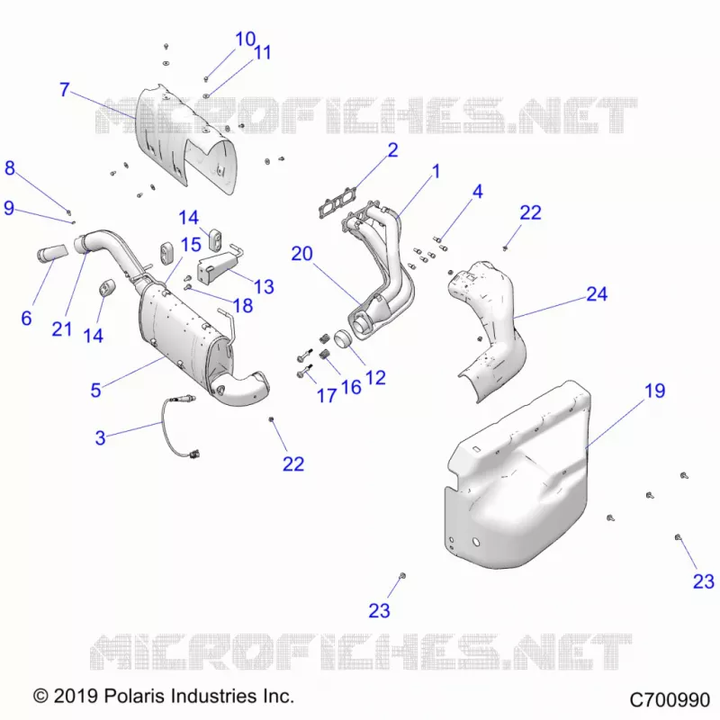 ENGINE, ECHAPPEMENT