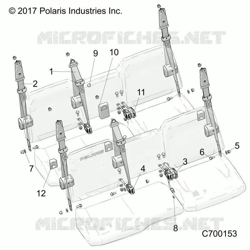 SIEGE BELT MOUNTING