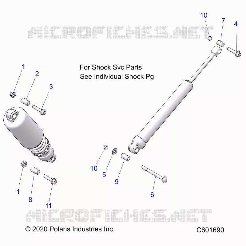 SUSPENSION ARRIERE SHOCKS MNTG.