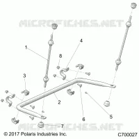 SUSPENSION, REAR BARRE STABILISATRICE