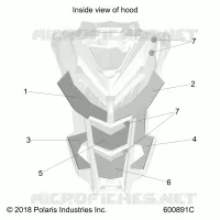 BODY, HOOD FOAM/FIBER