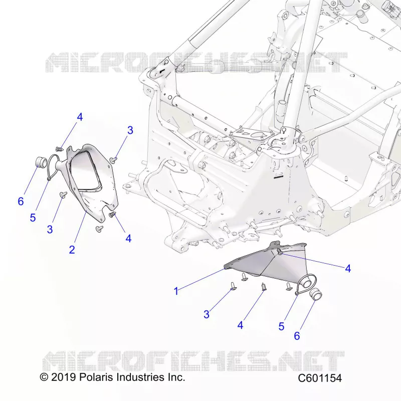 CHASSIS, TIE ROD BOOT ASM.