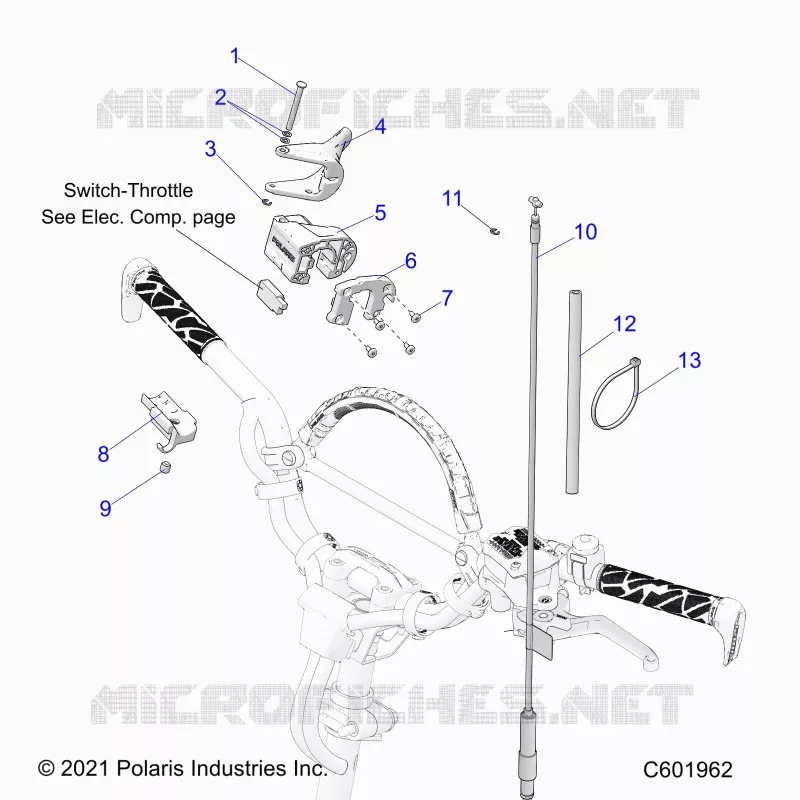 MOTEUR, THROTTLE CONTROL ASM.