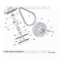 SYSTÃˆME DE TRANSMISSION, SECONDARY CLUTCH