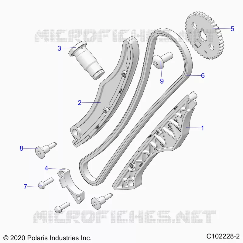 CHAINE DE DISTRIBUTION AND SPROCKET