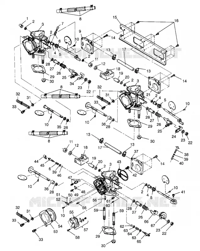 CARBURATEUR SLT 780 B964588 AND  INTL. SLT 780 I964588 (4935683568C003)