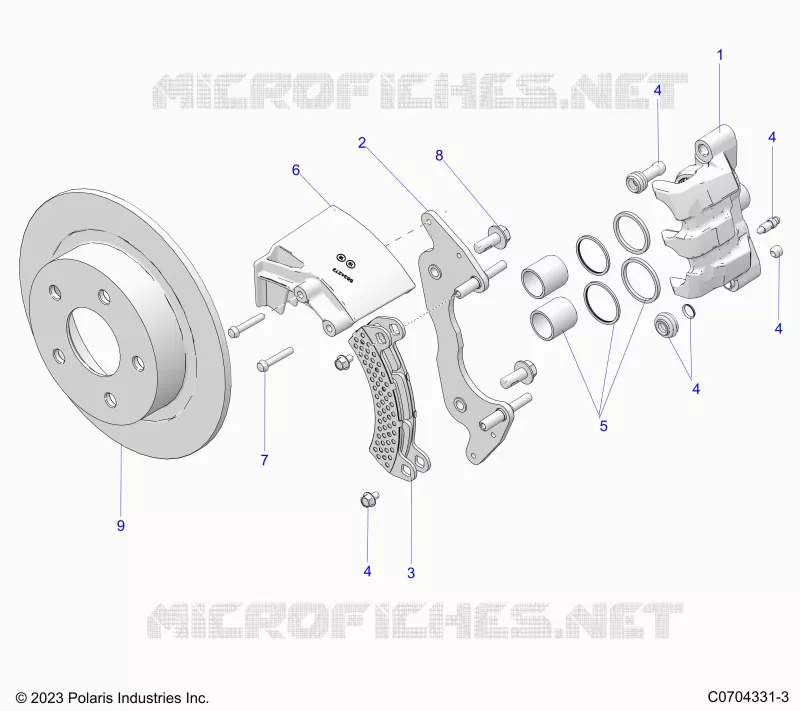 FREIN AVANT CALIPER