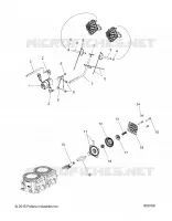 ENGINE, ECHAPPEMENT VALVES AND SOLENOID