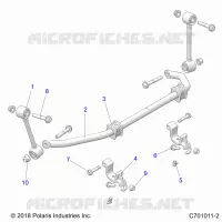 SUSPENSION, FRONT, BARRE STABILISATRICE