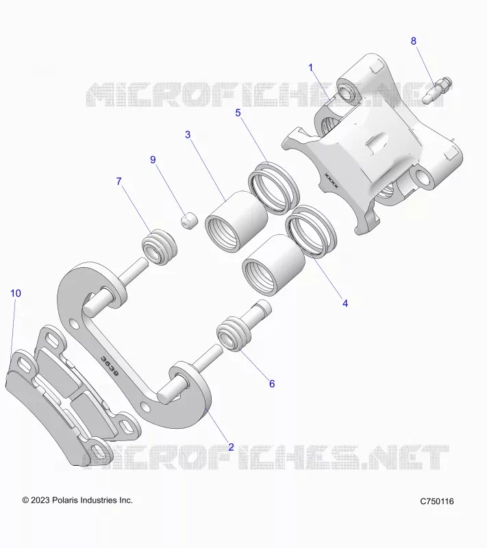 BRAKES, ETRIER DE FREIN ARRIERE