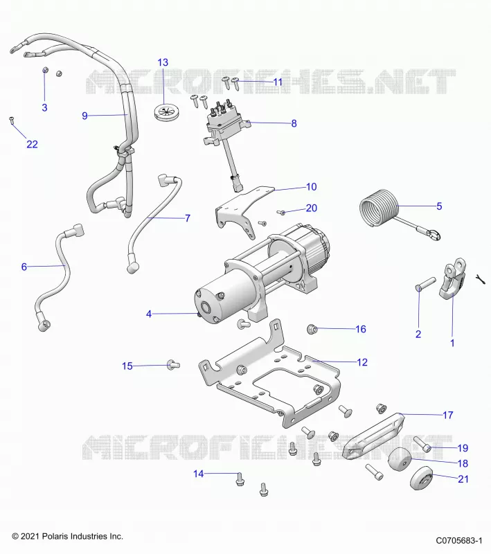 CHASSIS, TREUIL