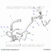 MOTEUR, WATERPUMP AND BYPASS