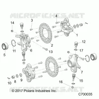SUSPENSION AVANT HUB