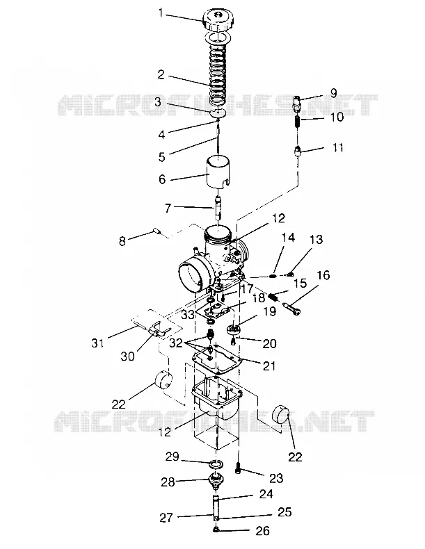 CARBURATEUR 440 XCR 0951660 (4929112911C013)