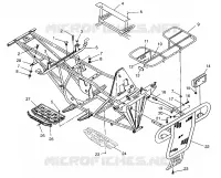 PARE CHOCS / PORTE PAQUET MOUNTING 6X6 400L