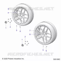 ROUES, FRONT AND REAR (S MODELS)