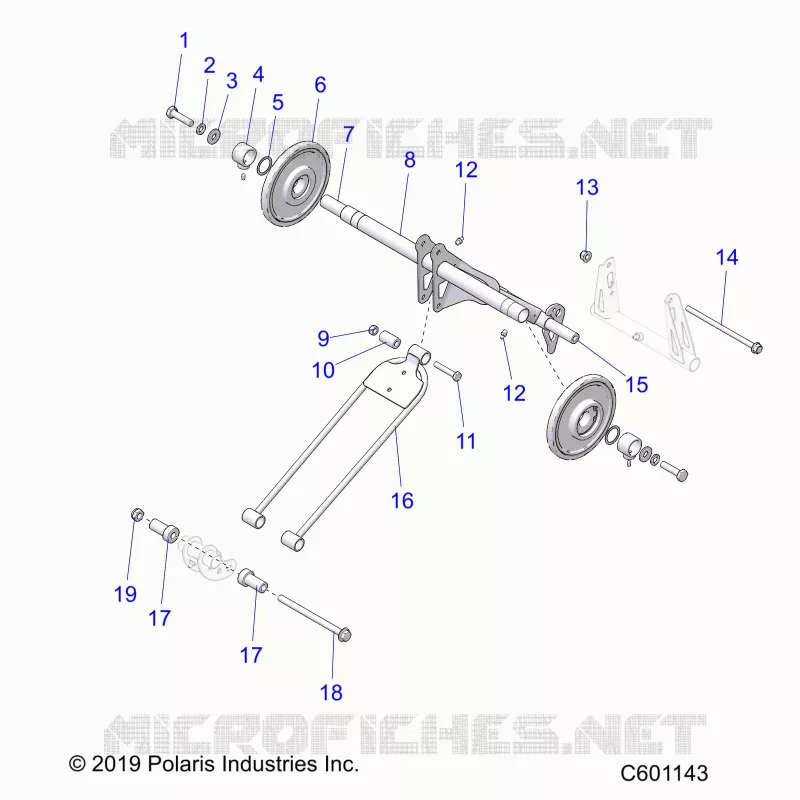 SUSPENSION, BRAS DE SUSPENSION ARRIERE