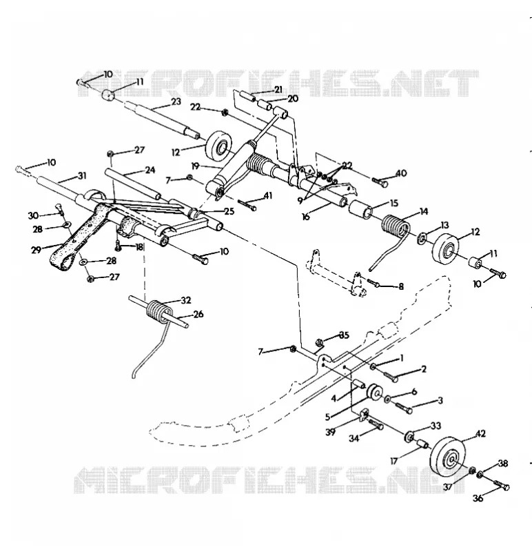 FRONT/BRAS DE SUSPENSION ARRIERE INDY LITE/STAR LITE (4921332133015A)