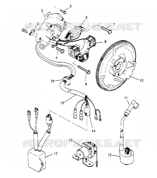 STATOR ASSEMBLY Sport 400L W948540 (4927232723D001)