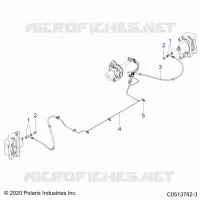 FREIN AVANT BRAKE LINE