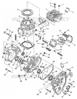 CARTERS MOTEUR AND CYLINDRE (400L) XPRESS 400L W97CA38C (4939603960D005)