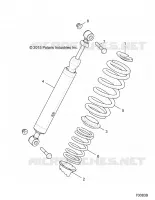 SUSPENSION ARRIERE SHOCK MOUNTING