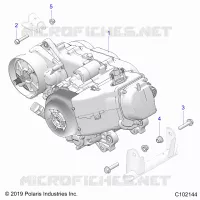 MOTEUR, MOTEUR AND TRANSMSSION MOUNTING