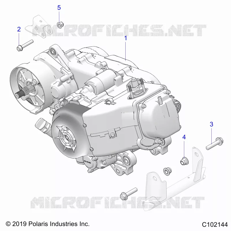 MOTEUR, MOTEUR AND TRANSMSSION MOUNTING
