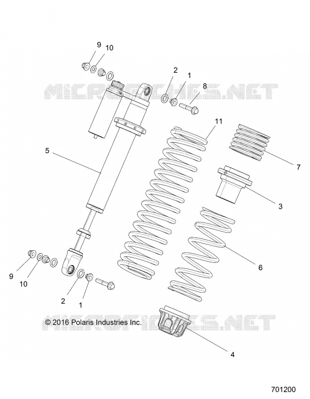 SUSPENSION, AMORTISSEUR AVANT MOUNTING