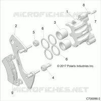 FREIN AVANT CALIPER