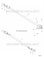 SYSTÈME DE TRANSMISSION, ARBRE DE TRANSMISSION AVANT