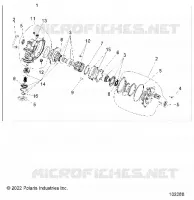SYSTÃˆME DE TRANSMISSION, FRONT GEARCASE