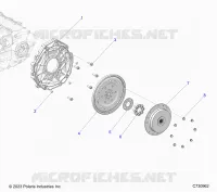 ENGINE, TRANSMISSION ADAPTOR AND FLEX PLATE 