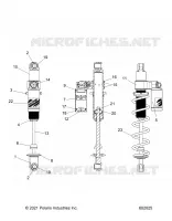 SUSPENSION, AMORTISSEUR ARRIERE TRACK, VELOCITY