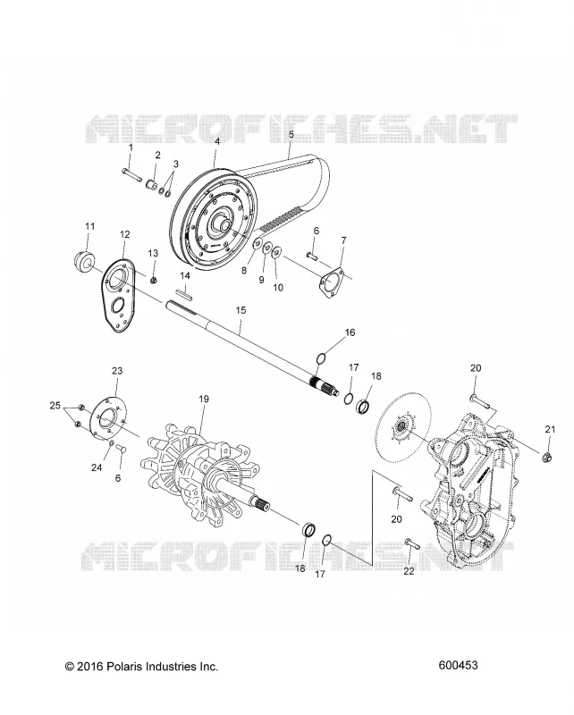 SYSTEME DE TRANSMISSION, JACKSHAFT AND DRIVESHAFT