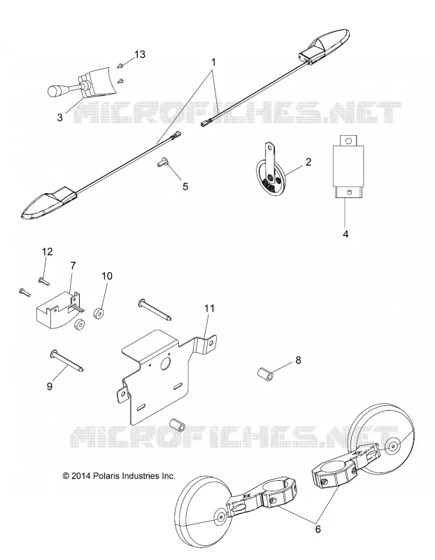 ELECTRICITE, TURN SIGNALS, HORN AND MIRRORS